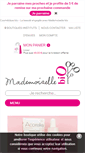 Mobile Screenshot of mademoiselle-bio.com